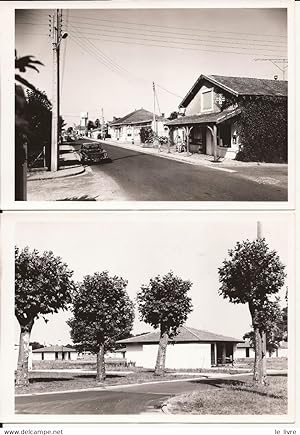 Seller image for CAZAUX LOT DE 2 PHOTOGRAPHIES VERS 1960 CITE ET RUE DE VERDUN for sale by Le-Livre
