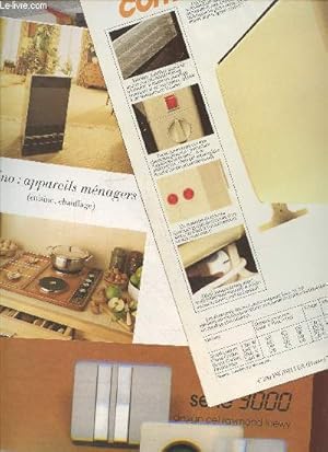 Image du vendeur pour Lot de 7 brochures sur les appareils de chauffage et quipement mnagers : Thermor - Laco - Arnould - Noirot - Eno etc. mis en vente par Le-Livre