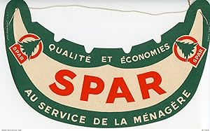Seller image for VISIERE CARTON PUBLICITAIRE "SPAR" for sale by Le-Livre