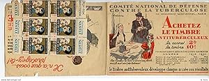 CARNET DE TIMBRES ANTITUBERCULEUX VIGNETTES NESTLE 1932