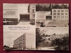 AK Ansichtskarte Reichenbach O.L. Kulturhaus "Otto Buchwitz" (4 Motive)