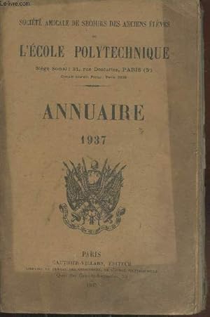 Seller image for Annuaire 1937 de l'Ecole Polytechnique for sale by Le-Livre