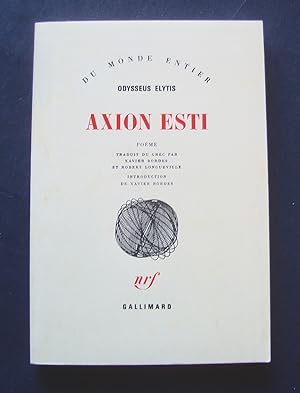 Imagen del vendedor de Axion esti - pome - a la venta por Le Livre  Venir