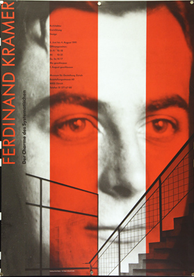 Plakat - Ferdinand Kramer - Der Charme des Systematischen - Architektur Einrichtung Design. Offset.