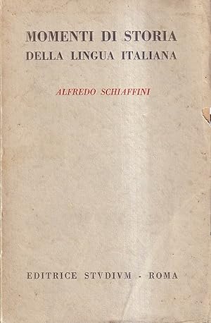 Immagine del venditore per Momenti di Storia della Lingua Italiana venduto da Il Salvalibro s.n.c. di Moscati Giovanni