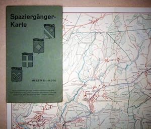 Imagen del vendedor de Spaziergnger-Karte [fr Zollikon, Ksnacht, Erlenbach und Zumikon]. Masstab [Massstab] 1 : 15 000. a la venta por antiquariat peter petrej - Bibliopolium AG