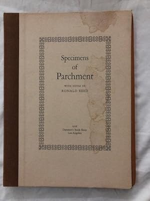 Specimens of Parchment