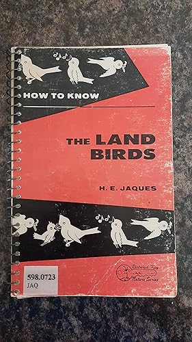 Bild des Verkufers fr How to Know the Land Birds zum Verkauf von Darby Jones