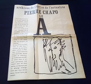 Archives de l'Art et de l'Actualité - Spécial Pierre Chapo - Numéro 2 - Juillet 1986