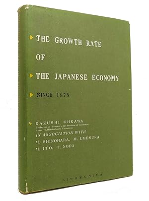 THE GROWTH RATE OF THE JAPANESE ECONOMY SINCE 1878