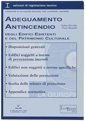 ADEGUAMENTO ANTINCENDIO DEGLI EDIFICI ESISTENTI E DEL PATRIMONIO CULTURALE.: