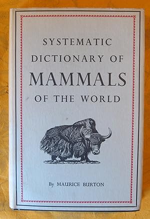 Systematic Dictionary of Mammals of the World