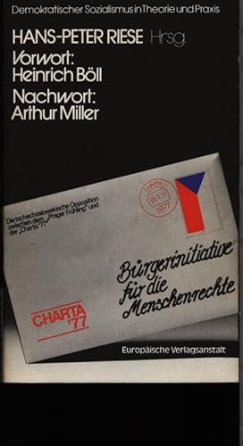 Seller image for Brgerinitiative fr die Menschenrechte. Die tschechoslowakische Opposition zwischen dem "Prager Frhling" und der "Charta '77". for sale by Antiquariat Bookfarm