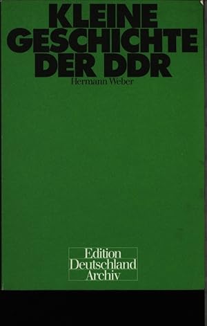 Bild des Verkufers fr Kleine Geschichte der DDR. zum Verkauf von Antiquariat Bookfarm