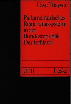Seller image for Parlamentarisches Regierungssystem in der Bundesrepublik Deutschland. Daten, Fakten, Urteile im Grundri. for sale by Antiquariat Bookfarm