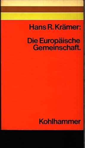 Bild des Verkufers fr Die Europische Gemeinschaft. zum Verkauf von Antiquariat Bookfarm