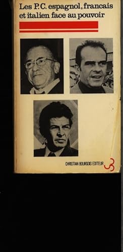 Image du vendeur pour Les P.C. espagnol, franais, italien, face au pouvoir. mis en vente par Antiquariat Bookfarm