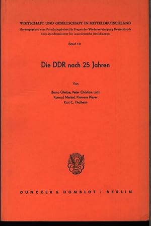 Image du vendeur pour Die DDR nach 25 Jahren. mis en vente par Antiquariat Bookfarm