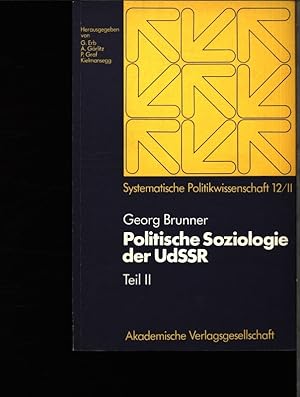 Seller image for Politische Soziologie der UdSSR. for sale by Antiquariat Bookfarm