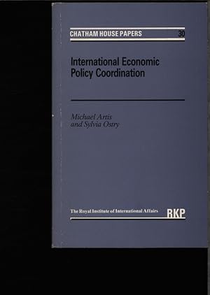 Imagen del vendedor de International economic policy coordination. a la venta por Antiquariat Bookfarm