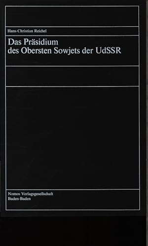 Bild des Verkufers fr Das Prsidium des Obersten Sowjets der UdSSR. zum Verkauf von Antiquariat Bookfarm