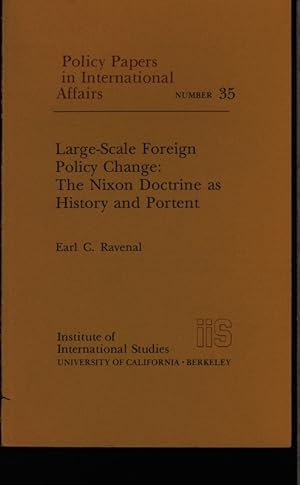 Seller image for Large-scale foreign policy change. The Nixon doctrine as history and portent. for sale by Antiquariat Bookfarm