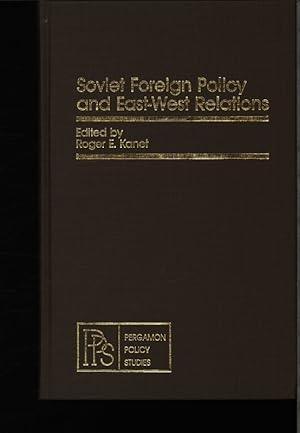 Bild des Verkufers fr Soviet foreign policy and East-West relations. Selected papers from the 2. World Congress for Soviet and East European Studies. zum Verkauf von Antiquariat Bookfarm