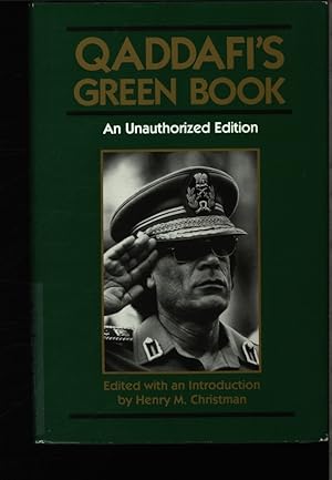 Bild des Verkufers fr Qaddafi's Green book. An unauthorized ed. zum Verkauf von Antiquariat Bookfarm