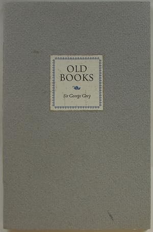 Old books: An essay