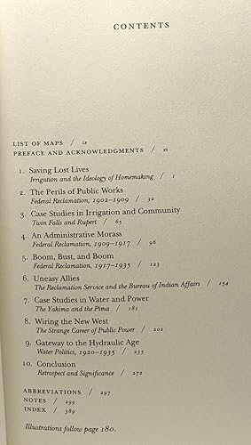 Immagine del venditore per Water & American Government ? The Reclaimation Bureau National Water Policy & the West 1902 ? 1935 venduto da crealivres