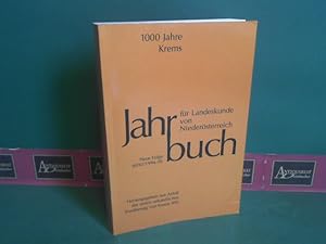 Bild des Verkufers fr Jahrbuch fr Landeskunde von Niedersterreich - Neue Folge 60/61. 1000 Jahre Krems. zum Verkauf von Antiquariat Deinbacher