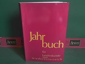 Bild des Verkufers fr Jahrbuch fr Landeskunde von Niedersterreich 2009-2010. - Neue Folge 75-76. zum Verkauf von Antiquariat Deinbacher