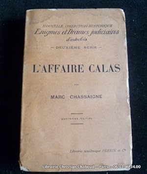Seller image for L'affaire Calas for sale by Librairie Christian Chaboud
