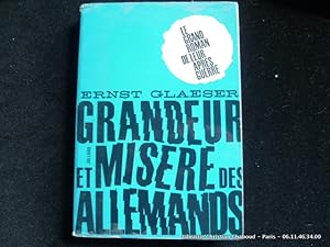 Seller image for Grandeur et misre des allemands for sale by Librairie Christian Chaboud