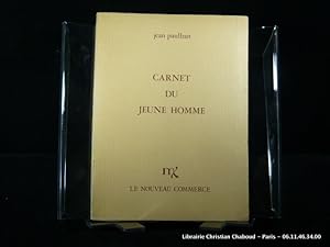 Image du vendeur pour Carnet du jeune homme mis en vente par Librairie Christian Chaboud