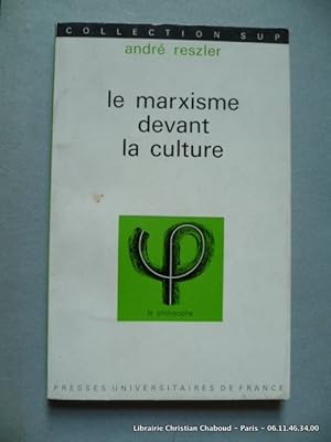 Seller image for Le marxisme devant la culture for sale by Librairie Christian Chaboud