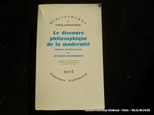 Image du vendeur pour Le discours philosophique de la modernit. Douze confrences. mis en vente par Librairie Christian Chaboud