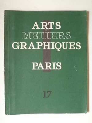 Seller image for Arts et Mtiers Graphiques N17. 15 mai 1930 for sale by Librairie Christian Chaboud