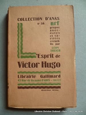 Seller image for L'esprit de Victor Hugo for sale by Librairie Christian Chaboud