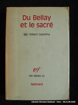 Imagen del vendedor de Du Bellay et le sacr a la venta por Librairie Christian Chaboud