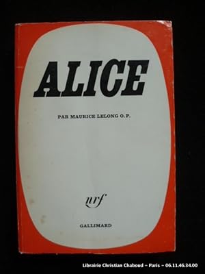 Seller image for Alice. Aveugle. Sourde. Muette. for sale by Librairie Christian Chaboud