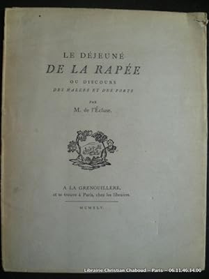 Imagen del vendedor de Le djeun de la Rape ou discours des Halles et des Ports a la venta por Librairie Christian Chaboud
