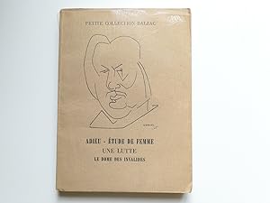 Image du vendeur pour Adieu - Etude de femme. Une lutte. Le dome des Invalides mis en vente par Librairie Christian Chaboud