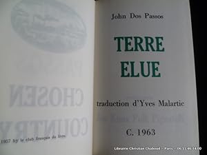 Immagine del venditore per Terre Elue (Chosen Country) venduto da Librairie Christian Chaboud
