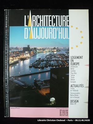 Imagen del vendedor de L'Architecture d'aujourd'hui N266. Logement en Europe a la venta por Librairie Christian Chaboud