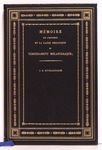 Bild des Verkufers fr Mmoire sur l'existence et la cause organique du temprament mlancolique lu  l'Acadmie des Sciences le 17 mai 1830 zum Verkauf von Librairie Christian Chaboud