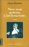 Seller image for Nous nous quittons. C'est l ma route. Carnets for sale by Librairie Christian Chaboud