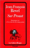 Seller image for Sur Proust. Remarques sur A la recherche du temps perdu for sale by Librairie Christian Chaboud