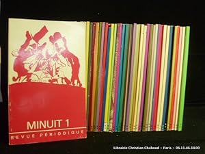 Image du vendeur pour Revue priodique Minuit. Srie complte du n1 au n50, soit de novembre 1972 - septembre 1982 mis en vente par Librairie Christian Chaboud