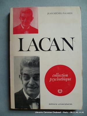 Imagen del vendedor de Lacan. Le Symbolique et l'Imaginaire. a la venta por Librairie Christian Chaboud